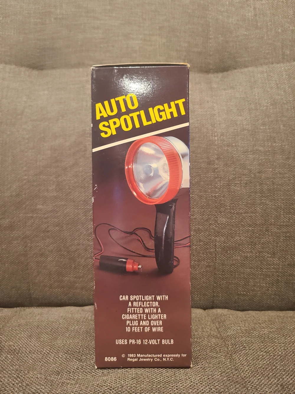 Auto Spotlight Handheld Car Spotlight - Red/Black